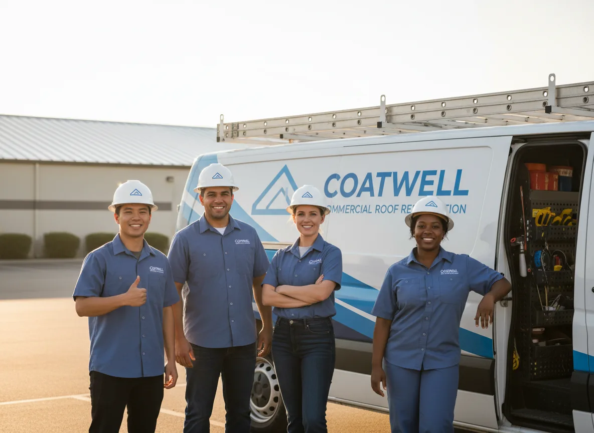 Commercial roof coating company in Smock, PA